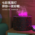 new humidifier, colorful simulated flame aroma diffuser, home hotel desktop usb air humidifier