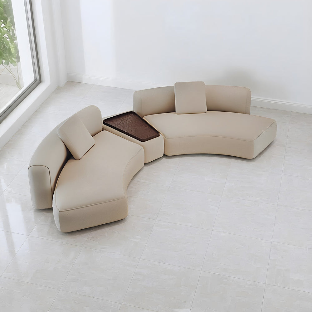 Italian normcore designer creative large flat floor rest area living room hotel beauty salon fabric sofa negotiation combination