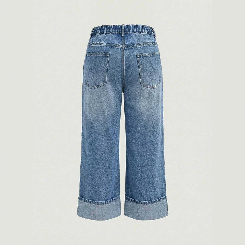 new arrivals: plus-size women's fashion - american y2k high-waisted wide-leg jeans for , , and european & american markets
