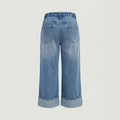 new arrivals: plus-size women's fashion - american y2k high-waisted wide-leg jeans for , , and european & american markets