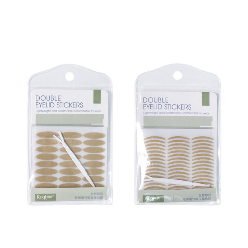 Keqi lace invisible double eyelid stickers, 288 pieces, ultra-thin, natural, seamless, waterproof, sweat-proof lace eyelid tape wholesale