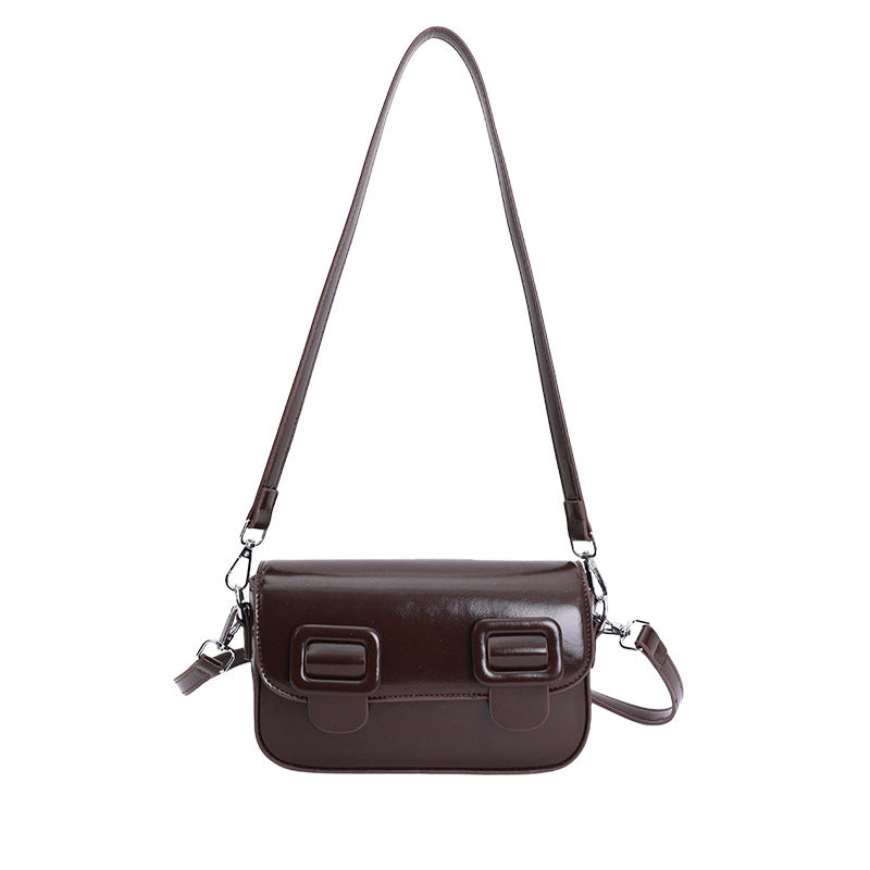 women's bag wholesale: fashionable cambridge bag, vintage versatile patent leather, high-end texture shoulder bag, autumn/winter crossbody bag