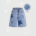 Girls' denim shorts: summer's hottest new arrivals! stylish and versatile lightweight shorts for girls, perfect for loose, casual looks. available in sizes for mid-to-large children