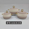 Food warmer hot selling 3pcs foreign trade thermal box 1l-2l-3.5l /set gold handle item number 2408