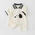 Baby romper - summer short sleeve, lightweight bodysuit - korean style, newborn & infant outfit - super cute onesie, crawling suit