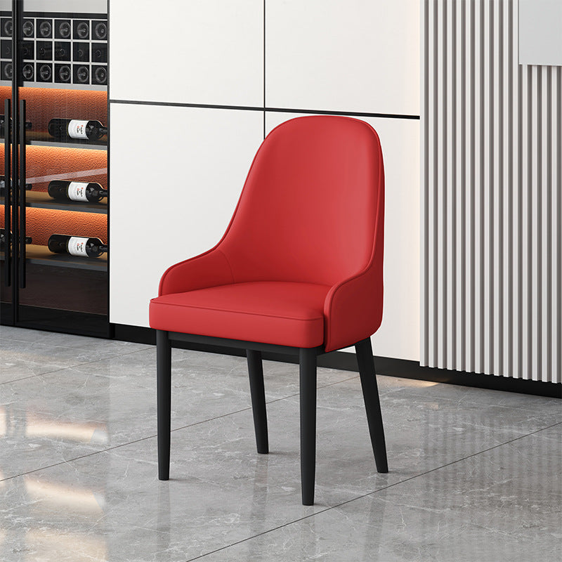 Nordic dining chair - modern minimalist design for home, premium quality, light luxury backrest, casual dining chair, restaurant & cafe seating