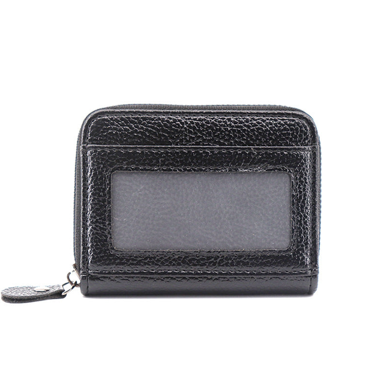 Organ card bag, ID bag, solid color multi-card all-in-one bag, the same style for men and women, exquisite bank card storage card bag, mini.
