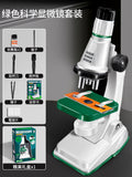 [white and green] upgraded hd 1200x microscope + battery