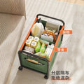 Storage basket under desk backpack organizer snack basket mobile toy storage cart office desk organizer
