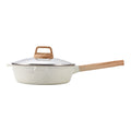 Personalized non-stick frying pan for homemedical stone cooking pot flats pot less oil fume induction cooker gas stove applicable
