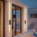 Outdoor wall light waterproof linear pathway lamp modern minimalist exterior wall sconce villa exterior wall light doorway light
