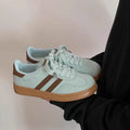 Women's sneakers 2026 new spring/summer thick-soled white shoes, versatile niche style, dopamine training shoes for women