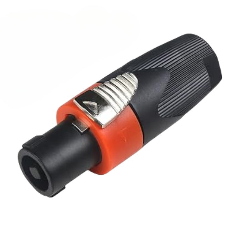 NL4FC audio speaker connector, four-core professional speaker plug, power amplifier, speaker cable, audio box cable, Kanon connector.