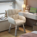 Bedroom computer chair - home study desk chair - comfortable, ergonomic, height adjustable, small backrest, dormitory writing chair