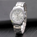 watch new arrival geneva watch diamond-encrusted alloy steel strap watch women's quartz watch watch women