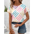 summer european and american cross-border trade style top - short sleeve summer