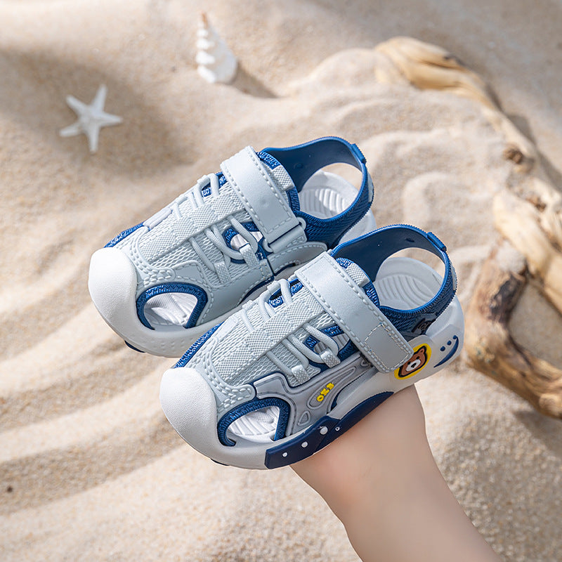 Kids' sandals: new summer collection - soft sole, cartoon design, velcro closure, perfect for girls (toddler to big kid), baby beach sandals