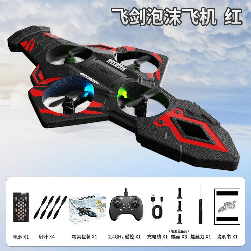 hot-selling remote control aircraft, gravity stunt foam toy, colorful rechargeable model, drop-resistant four-axis, factory wholesale price