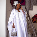 african women's v-neck loose dress  sequin fashion robe bubu dress