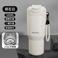 316 big mac thermos cup large capacity water cup cold ice cup stainless steel liner double drinking straw cup personalized