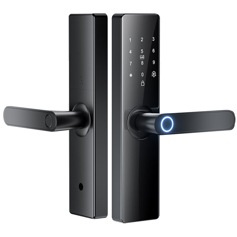 Semi-automatic fingerprint security door lock, ttlock electronic lock, tuya smart lock, password lock, fingerprint lock