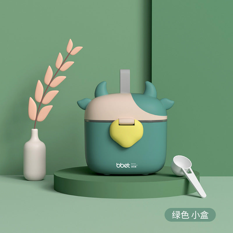 Baby milk powder box Portable out Large capacity baby rice noodle box Milk powder sub-packaging box Sealed storage tank Moisture-proof