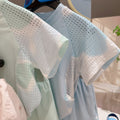 summer new arrival: kids' quick-dry sports set - ice silk mesh breathable two-piece outfit for boys and girls (short sleeve)
