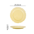 10inch embossed yellow plate
