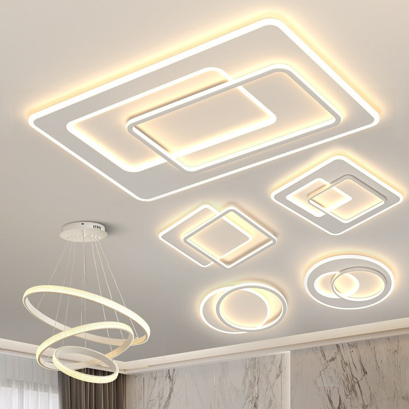 Lighting combination whole house package smart Tmall elf modern love home modern simple atmosphere living room light ceiling light