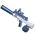 New cross-border automatic continuous fire 95 water gun with lights and fireworks for boys and girls - summer outdoor water play toy
