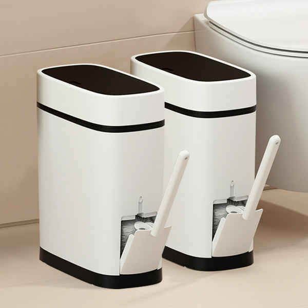 Toilet trash can household with lid toilet crack large capacity toilet paper bucket deodorant press paper basket toilet paper bucket