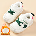 Toddler shoes for baby boys 0-1-3 years old, autumn/winter infant shoes for baby girls, soft sole children's shoes, fleece-lined and thickened cotton shoes