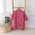 Baby outing outing clothes crawling clothes baby newborn clothes spring & fall style hairy outwear one-piece jacket