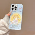 Small fresh suitable for apple 15promax gimbal candle imd mobile phone case iphone16 bracelet protective cover 14
