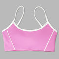 thin shoulder strap detachable chest pad fitness sling nude flared pants sports intimates yoga suit for women