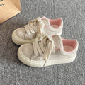 Versatile white sneakers - soft sole, women's style, 2026 new spring/autumn collection, thick sole casual bread shoes, trendy student footwear