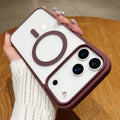 Suitable for apple 17air macaron magnetic new phone case iphone17pro simple anti-fall protective case