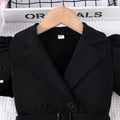 New arrivalfashiongirl black suitsuitblack suit for children children cl