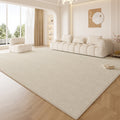 Distributed carpet living room classy sense  new style stain-resistant, wash-free, wipeable cream style pure color waterproof maintenance-free floor