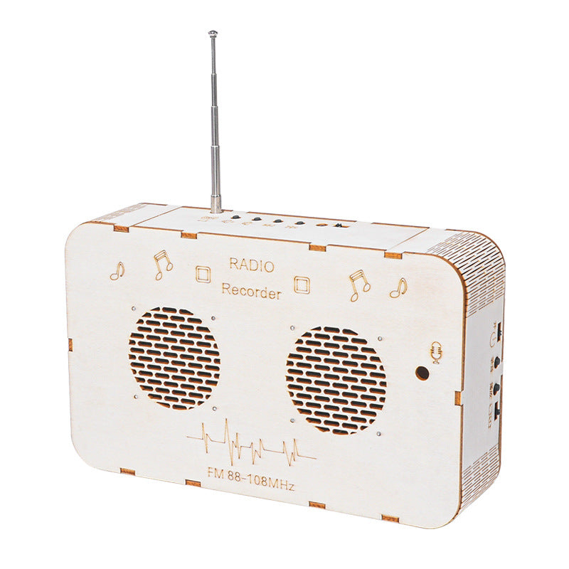 Multifunctional radio recorder technology small production educational toy student handmade DIY model scientific experiment