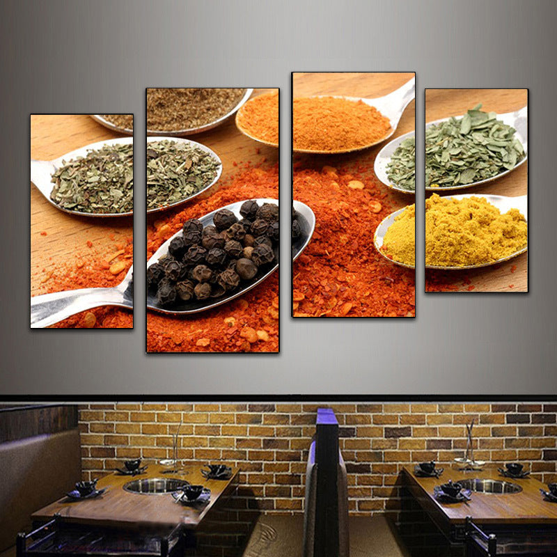 Hotel wall decoration painting Sichuan cuisine Hunan restaurant fast food restaurant box mural restaurant catering hot pot restaurant room painting