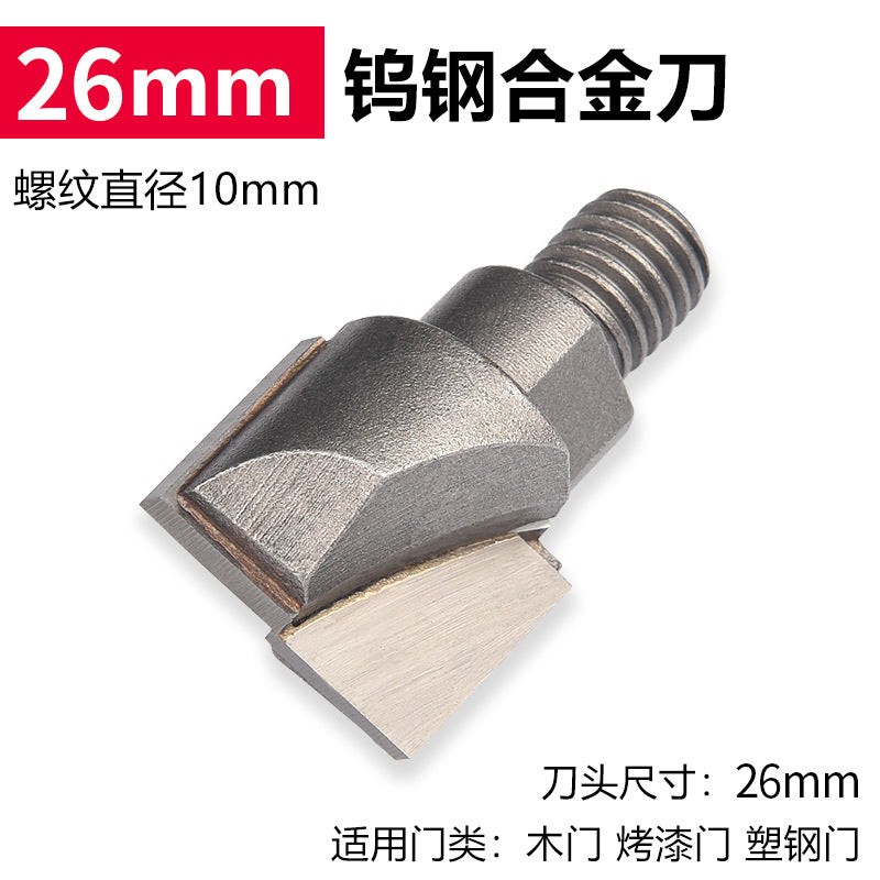 Solid wood door lock slotting machine, hole opener, full set, woodworking installation tools, special artifact for unlocking, upgraded version