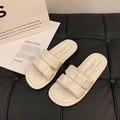 2026 new flat one-strap sandals & slippers - premium style, soft sole, beach-friendly, wholesale for women's summer wear (perfect for students)