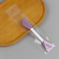 Double-ended silicone brush mask brush knife type + shovel type soft rubber head brush diy mask adjustment tool dual-purpose makeup brush