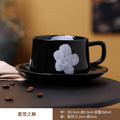 Nordic retro underglaze ceramic coffee cup exquisite afternoon tea milk gift cup and saucer set mug