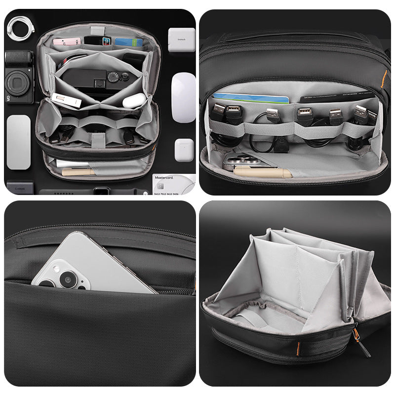 WEPOWER new travel travel bag digital data cable storage bag commuting portable single shoulder oblique span bag