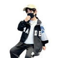 Boys' spring/autumn outfit set -  new kids' hoodie, stylish two-piece tracksuit for older boys, trendy and cool clothing