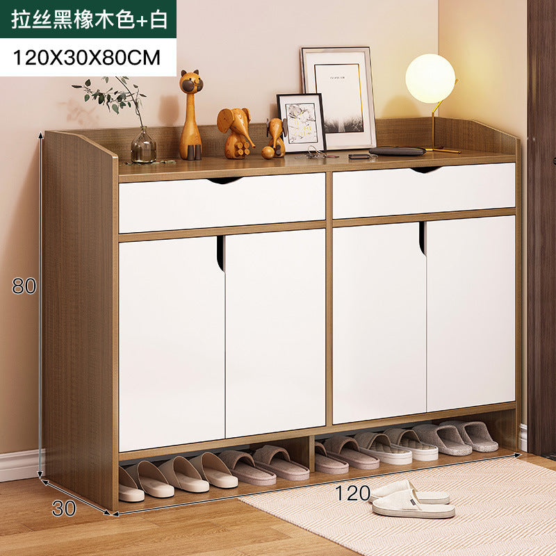 Large capacity shoe cabinet for home use - entryway, hallway, and outdoor console table all-in-one storage - new shoe rack
