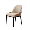 Scandinavianaccessible luxury dining chair for home study chair bedroom makeup chair italian restaurant backrest solid wood microfiber long sitting