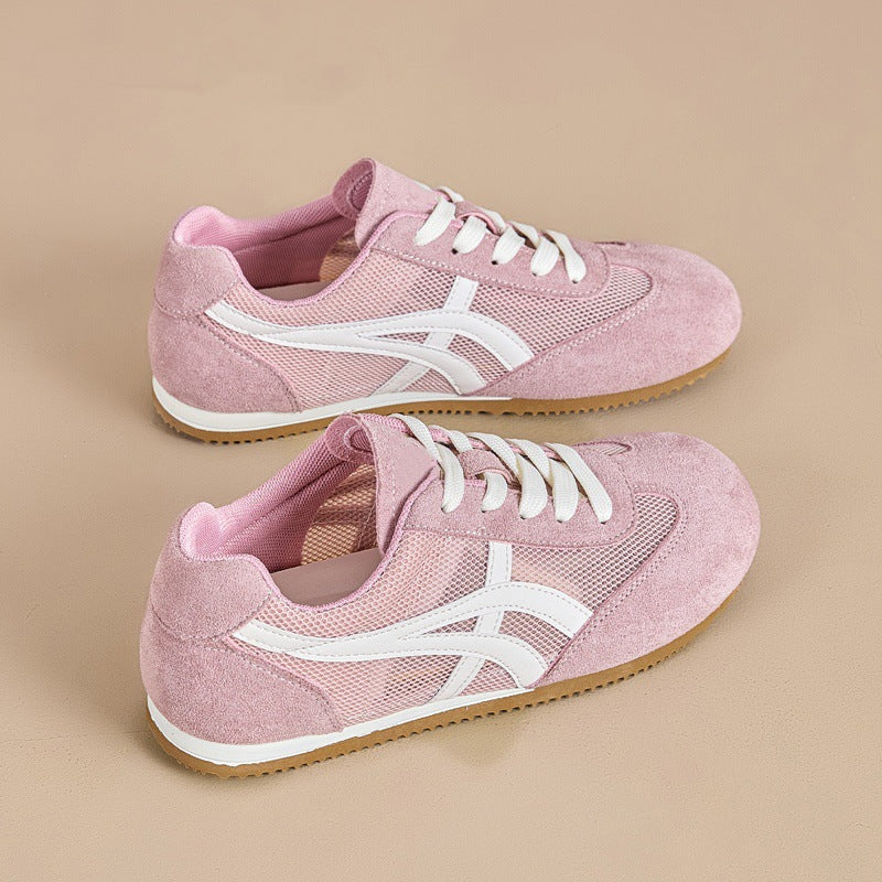 Best sellingretro mesh breathable german training shoes for women 2026autumnew arrival lightweight easiest for matchflatscasual sports sneakers